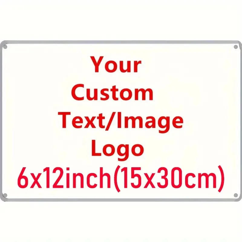 Home Bar Signs - [2D Flat] ป้ายโลหะขนาด 6×12 นิ้ว 15×30
