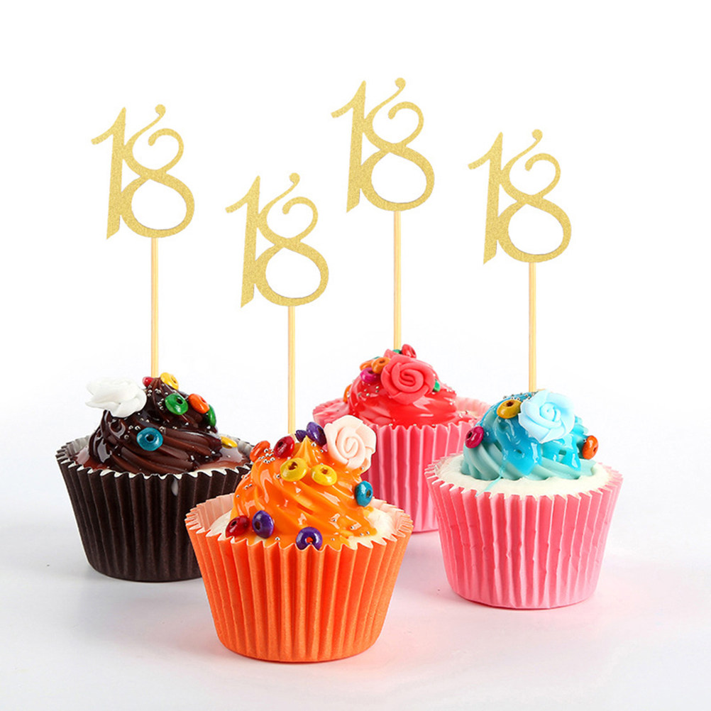 48 ชิ้น ท็อปเปอร์เค้กวันเกิดคร - Ice Pick Pick บทวิจารณ์และราคา