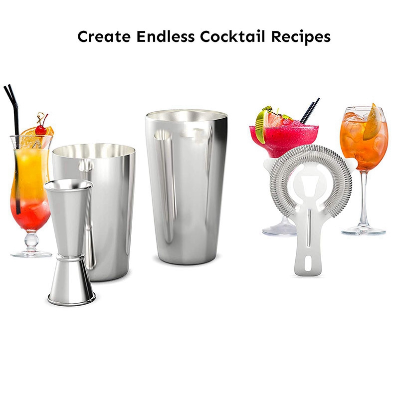 ชุดเครื่องปั่นค็อกเทล ABJT: เค - Boston Shaker Set บทวิจารณ์และราคา