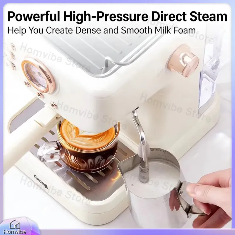 เครื่องชงกาแฟเอสเพรสโซแบบกึ่งอ - Home Bar And Coffee บทวิจารณ์และราคา