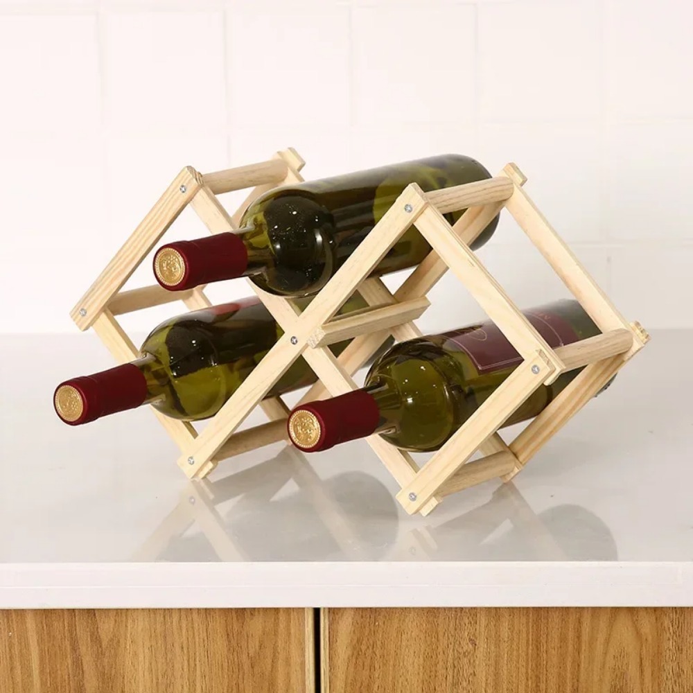 ชั้นวางไวน์ไม้พับได้ ที่วางขวด - Home Bar Shelves บทวิจารณ์และราคา