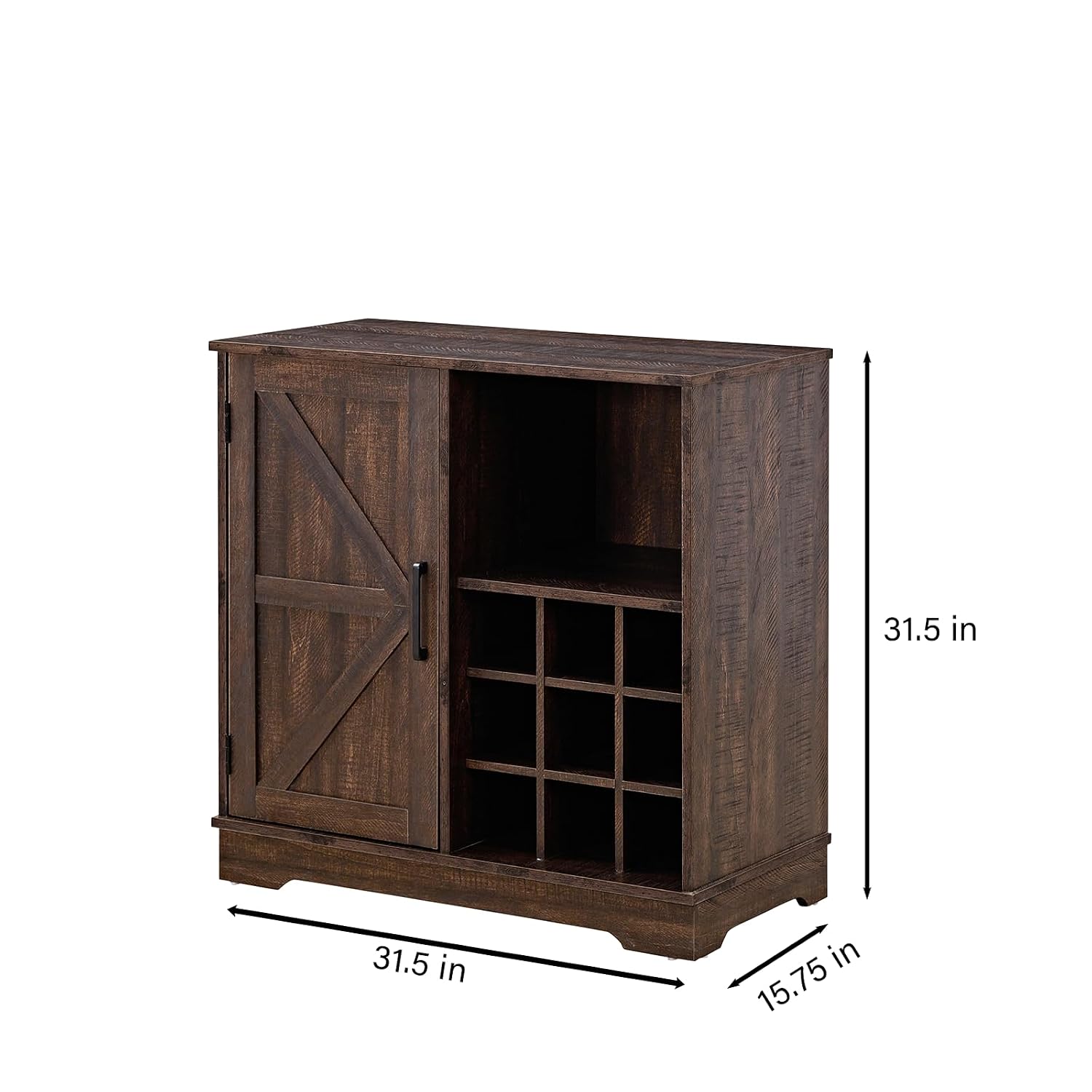 ตู้เก็บไวน์แบบฟาร์มเฮาส์พร้อมท - Home Bar Shelves บทวิจารณ์และราคา