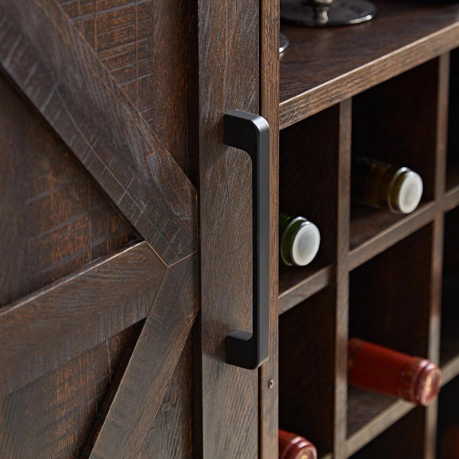 ตู้เก็บไวน์แบบฟาร์มเฮาส์พร้อมท - Home Bar Shelves บทวิจารณ์และราคา