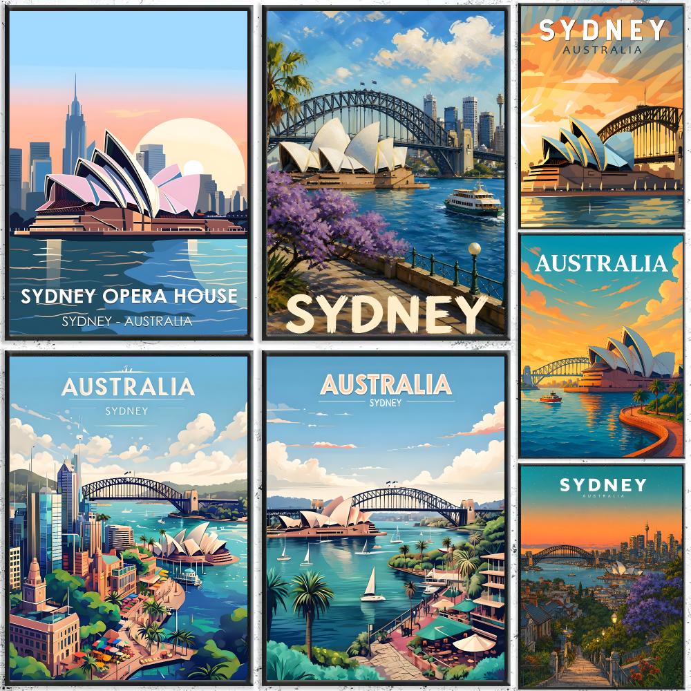 โปสเตอร์ศิลปะการท่องเที่ยวซิดน - Home Bar Sydney บทวิจารณ์และราคา