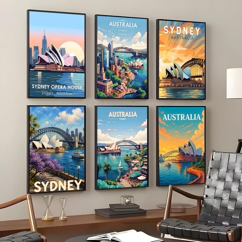 โปสเตอร์ศิลปะการท่องเที่ยวซิดน - Home Bar Sydney บทวิจารณ์และราคา